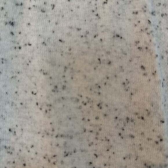 Verve Ami Ivory Black Speckled Open-Front Cardigan Sweater - Picture 2 of 6